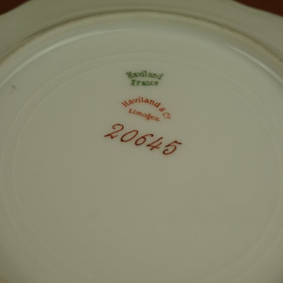 Vintage Limoges Haviland France Gold Trim Small Plates – Lot of 3, Shabby Chic - Picture 6 of 11